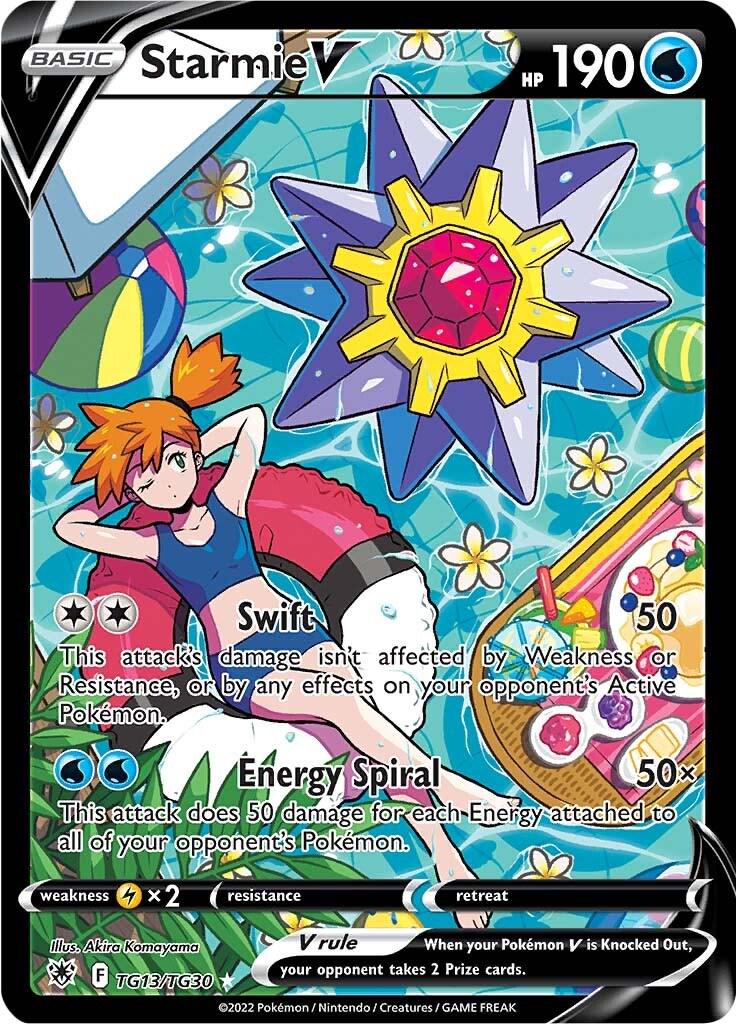 Astral Radiance Starmie V Pokémon card